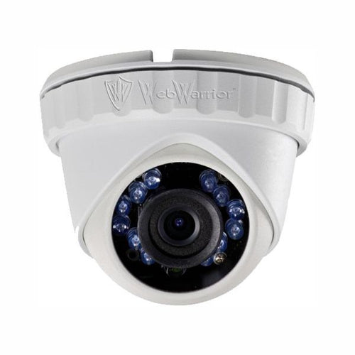 1.3MP HD TVI 720P Armored Mini Dome Camera, 2.8mm lens, White